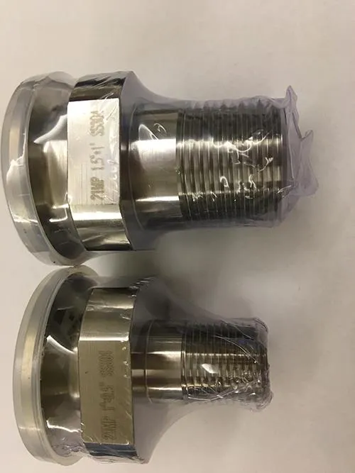 Stainless Steel Clamped Male Adaptor